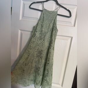 Altar’d State Green Lace Dress
